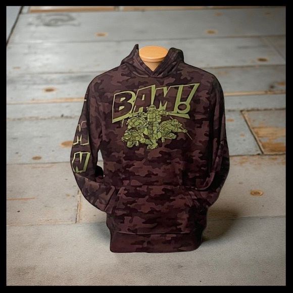 Nickelodeon TMNT Teenage Mutant Ninja Turtles School hoodie Throwback - Picture 2 of 7